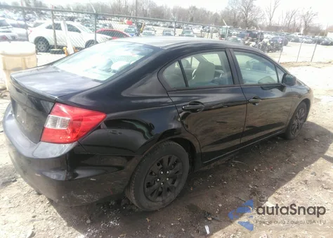 2012 Honda Civic Lx from USA, damaged, VIN 2HGFB2E52CH514342